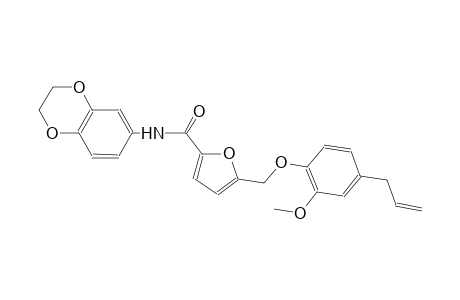 5-[(4-allyl-2-methoxyphenoxy)methyl]-N-(2,3-dihydro-1,4-benzodioxin-6-yl)-2-furamide