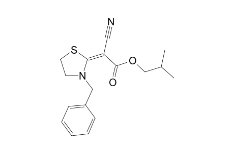 (2E)-2-(3-benzylthiazolidin-2-ylidene)-2-cyano-acetic acid isobutyl ester