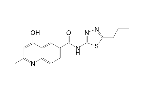 6-quinolinecarboxamide, 4-hydroxy-2-methyl-N-(5-propyl-1,3,4-thiadiazol-2-yl)-
