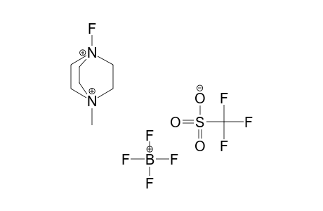 1-FLUORO-4-METHYL-1,4-DIAZONIA-[2.2.2]-OCTANE-TETRAFLUORO-BORATE-TRIFLATE