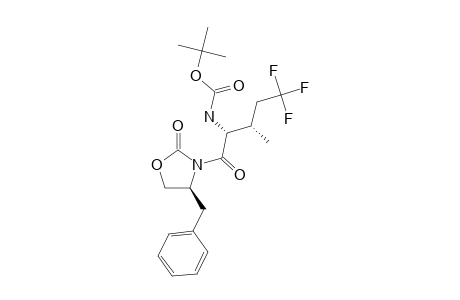 (S)-3-[(2R,3S)-2-(TERT.-BUTOXYCARBONYL)-AMINO-5,5,5-TRIFLUORO-3-METHYLPENTANOYL]-4-BENZYL-OXAZOLIDIN-2-ONE