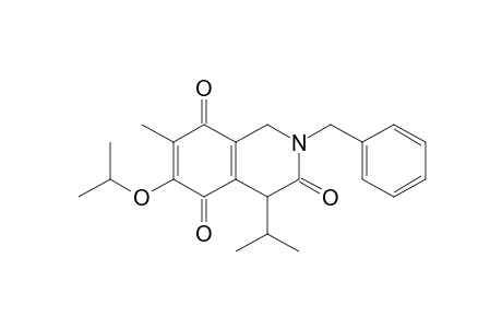 2-Benzyl-6-isopropoxy-4-isopropyl-7-methyl-1,4-dihydroisoquinoline-3,5,8-trione