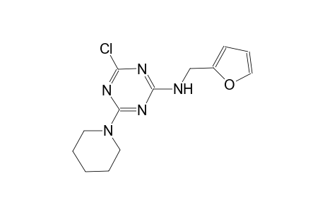1,3,5-triazin-2-amine, 4-chloro-N-(2-furanylmethyl)-6-(1-piperidinyl)-
