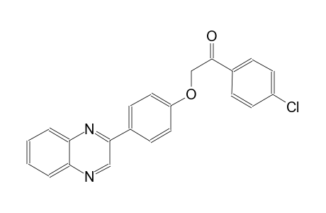 1-(4-chlorophenyl)-2-[4-(2-quinoxalinyl)phenoxy]ethanone