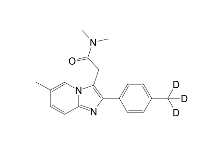 N,N-dimethyl-2-[6-methyl-2-[4-(trideuteriomethyl)phenyl]imidazo[1,2-a]pyridin-3-yl]acetamide