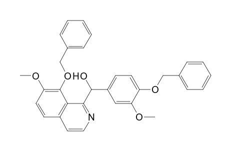 (7-methoxy-8-phenylmethoxy-1-isoquinolinyl)-(3-methoxy-4-phenylmethoxyphenyl)methanol