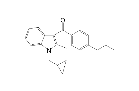2-Methyl-1-cyclopropylmethyl-3-(4-propylbenzoyl)indole
