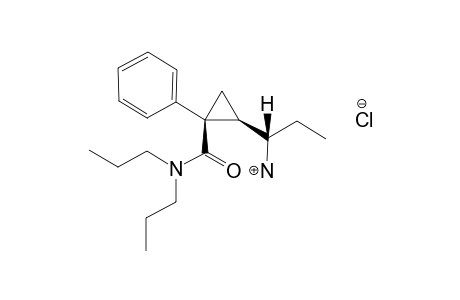 (1S,2R)-1-PHENYL-2-[(S)-1-AMINOPROPYL]-N,N-DIPROPYLCYCLOPROPANECARBOXAMIDE-HYDROCHLORIDE