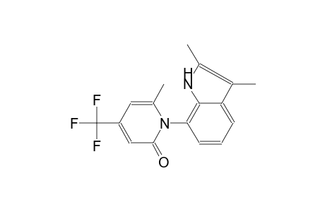 2(1H)-pyridinone, 1-(2,3-dimethyl-1H-indol-7-yl)-6-methyl-4-(trifluoromethyl)-