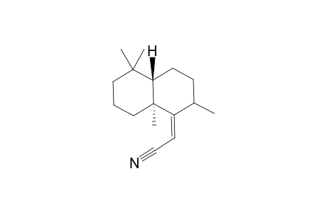 (Z)-2-((4aS,8aS)-2,5,5,8a-tetramethyloctahydronaphthalen-1(2H)-ylidene)acetonitrile
