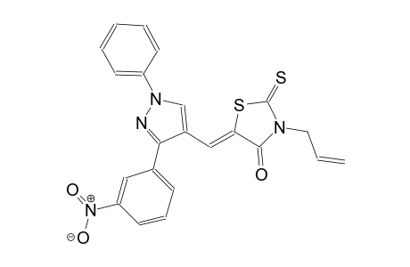 4-thiazolidinone, 5-[[3-(3-nitrophenyl)-1-phenyl-1H-pyrazol-4-yl]methylene]-3-(2-propenyl)-2-thioxo-, (5Z)-