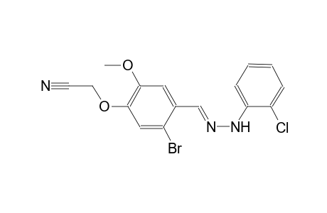 (5-bromo-4-{(E)-[(2-chlorophenyl)hydrazono]methyl}-2-methoxyphenoxy)acetonitrile