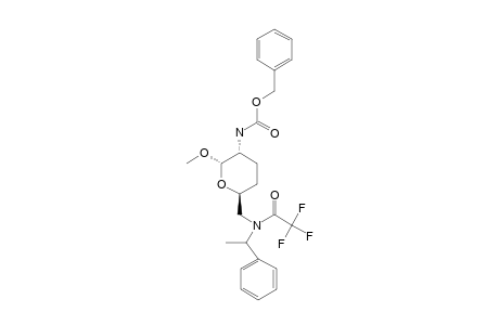 METHYL-2-BENZYLOXY-CARBONYLAMINO-2,3,4,6-TETRADEOXY-6-{TRIFLUOROACETYL-[(1R)-PHENYLETHYL]-AM-alpha-D-ERYTHRO-HEXAPYRANOSIDE