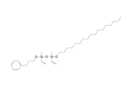 Silane, methylvinyl(3-phenylpropoxymethylvinylsilyloxy)heptadecyloxy-