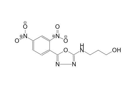 1-Propanol, 3-[[5-(2,4-dinitrophenyl)-1,3,4-oxadiazol-2-yl]amino]-
