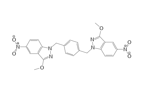 1,1'-(p-Xylylene)bis(3-methoxy-5-nitro-1H-indazole)