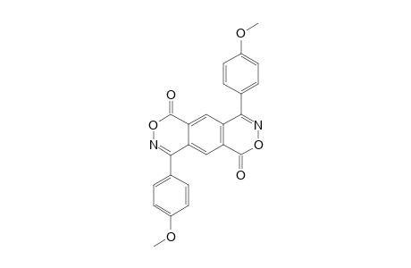 4,9-DI-(4-METHOXYPHENYL)-1H,6H-[1,2]-OXAZINO-[5,4-G]-[2,3]-BENZOXAZINE-1,6-DIONE