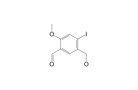 4-iodo-2-methoxy-5-methylol-benzaldehyde