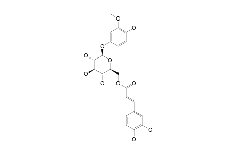 DUNALIANOSIDE-D;3-METHOXY-4-HYDROXYPHENYL-1-O-(6'-O-TRANS-CAFFEOYL)-BETA-D-GLUCOPYRANOSIDE