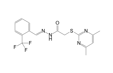 acetic acid, [(4,6-dimethyl-2-pyrimidinyl)thio]-, 2-[(E)-[2-(trifluoromethyl)phenyl]methylidene]hydrazide