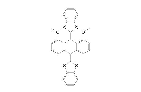 1,8-Dimethoxy-9,10-bis(1,3-benzodithiol-2-ylidene)-9,10-dihydroanthracene