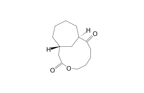 (1R*,10R*)-4-Oxabicyclo[8.4.1]pentadeca-3,9-dione