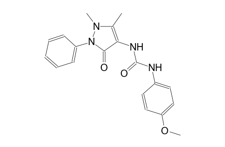 urea, N-(2,3-dihydro-1,5-dimethyl-3-oxo-2-phenyl-1H-pyrazol-4-yl)-N'-(4-methoxyphenyl)-