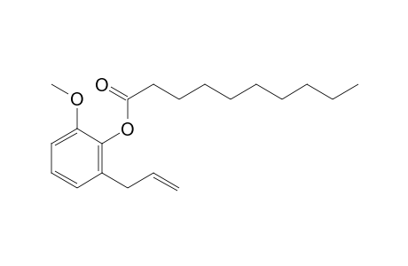 2-allyl-6-methoxyphenyl decanoate