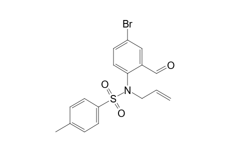 N-(4-bromanyl-2-methanoyl-phenyl)-4-methyl-N-prop-2-enyl-benzenesulfonamide