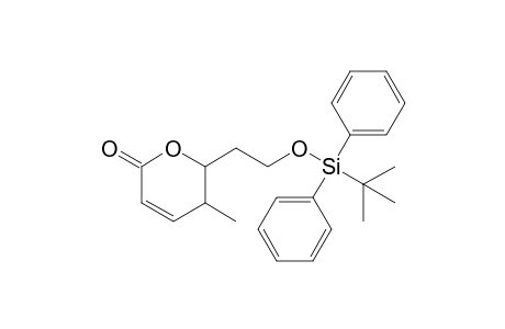 6-[-2-(tert-Butyldiphenylsilyloxy)ethyl]-5-methyl-5,6-dihydropyran-2-one