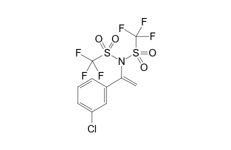 N-(1-(3-Chlorophenyl)vinyl)-1,1,1-trifluoro-N-((trifluoromethyl)sulfonyl)methanesulfonamide
