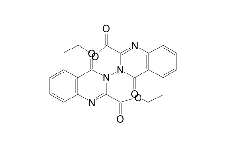 3-(2-carbethoxy-4-keto-quinazolin-3-yl)-4-keto-quinazoline-2-carboxylic acid ethyl ester