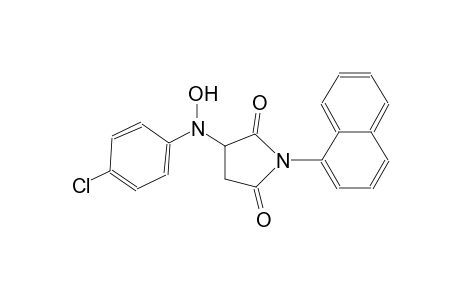 3-[4-chloro(hydroxy)anilino]-1-(1-naphthyl)-2,5-pyrrolidinedione