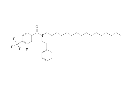 Benzamide, 3-fluoro-4-trifluoromethyl-N-(2-phenylethyl)-N-hexadecyl-