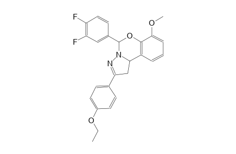 pyrazolo[1,5-c][1,3]benzoxazine, 5-(3,4-difluorophenyl)-2-(4-ethoxyphenyl)-1,10b-dihydro-7-methoxy-
