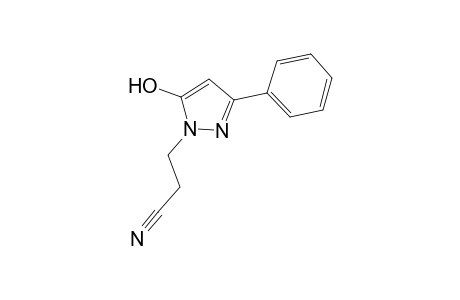 3-(5-Hydroxy-3-phenyl-1H-pyrazol-1-yl)propanenitrile