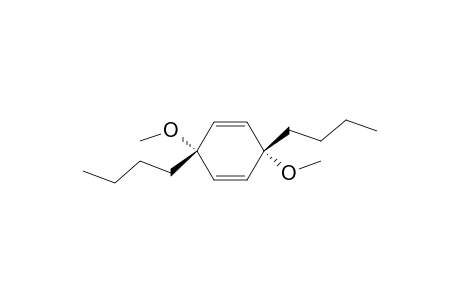cis-3,6-Dibutyl-3,6-dimethoxycyclohexa-1,4-diene