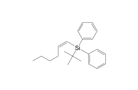 Silane, (1,1-dimethylethyl)-1-hexenyldiphenyl-, (Z)-