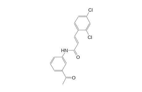 (2E)-N-(3-acetylphenyl)-3-(2,4-dichlorophenyl)-2-propenamide