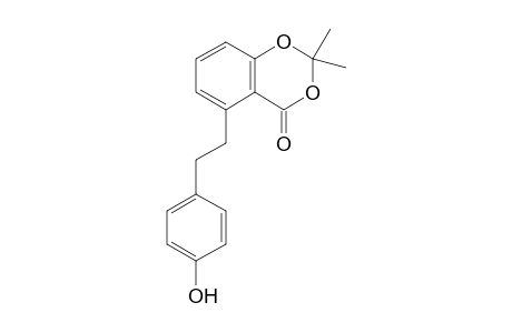 5-[2'-(4"-(Hydroxyphenyl)ethyl]-2,2-dimethylbenzo[1,3]-dioxin-4-one