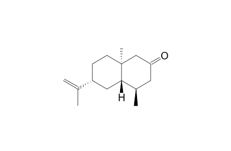 2(1H)-Naphthalenone, octahydro-4,8a-dimethyl-6-(1-methylethenyl)-, [4R-(4.alpha.,4a.alpha.,6.beta.,8a.beta.)]-