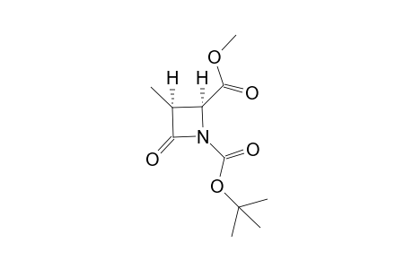 (2S,3S)-3-methyl-4-oxoazetidine-1,2-dicarboxylic acid O1-tert-butyl ester O2-methyl ester