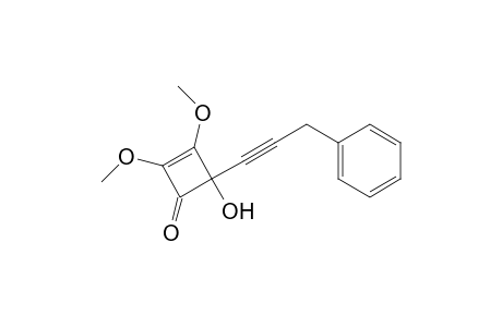 2-Cyclobuten-1-one, 4-hydroxy-2,3-dimethoxy-4-(3-phenyl-1-propynyl)-