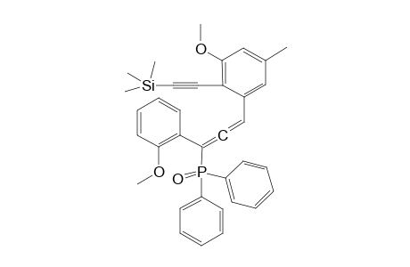 Diphenyl[3-(5-methyl-3-methoxy-2-(trimethylsilylethynylphenyl)-1-(2-methoxyphenyl)-1,2-propadienyl]oxophosphorane