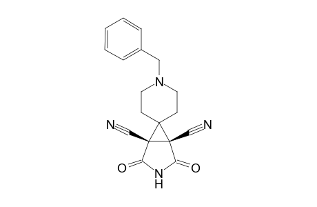(1R,5S)-1'-Benzyl-2,4-dioxospiro[3-azabicyclo[3.1.0]hexane-6,4'-piperidine]-1,5-dicarbonitrile