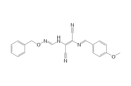 N-[2-[N'-(4-Methoxyphenyl)methyleneamino]-1,2-dicyanovinyl]-O-benzylformamidoxime