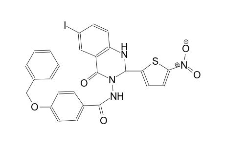 4-(benzyloxy)-N-(6-iodo-2-(5-nitro-2-thienyl)-4-oxo-1,4-dihydro-3(2H)-quinazolinyl)benzamide