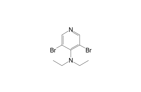 3,5-bis(bromanyl)-N,N-diethyl-pyridin-4-amine