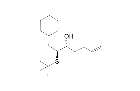 (2S,3R)-2-tert-Butylthio-1-cyclohexylhept-6-en-3-ol
