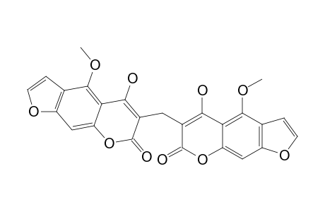 BIS-(4-HYDROXY-5-METHOXYFURANOCOUMARIN-3-YL)-METHANE